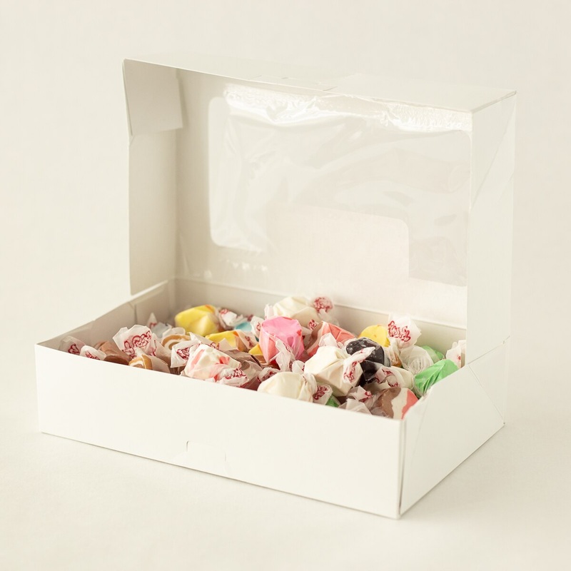 Cookie Box Medium White w/Window – 25 Ct