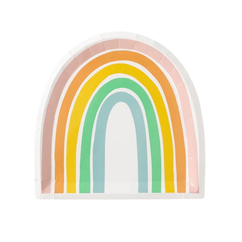 Rainbow Shaped Plate – 8 Count