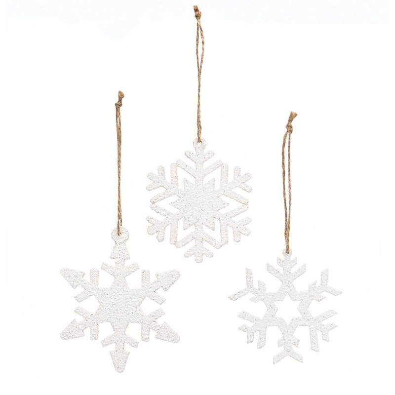 Snowflake Wood Ornament