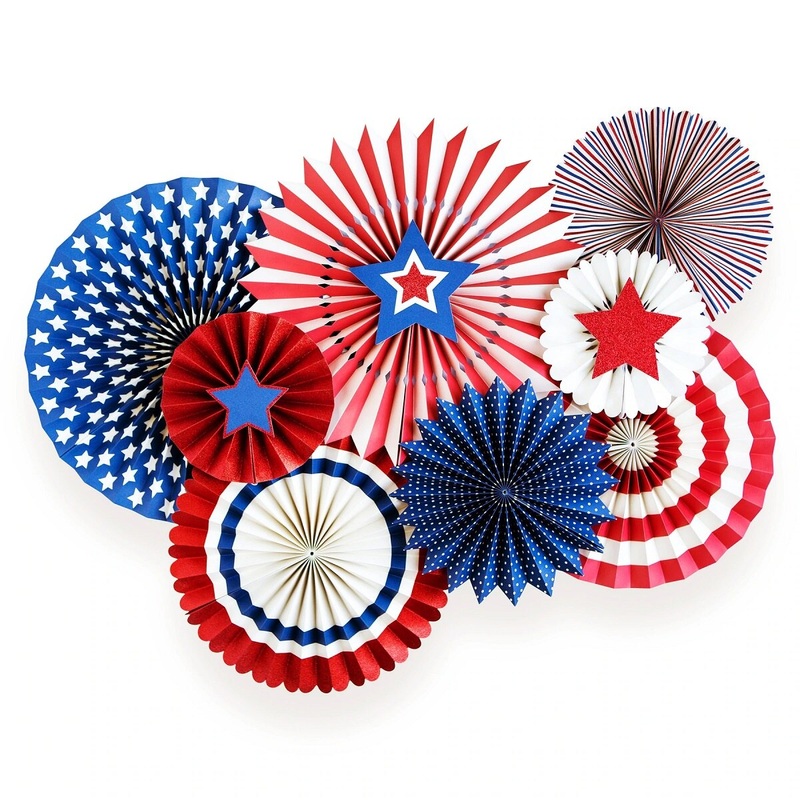 Stars & Stripes Party Fan