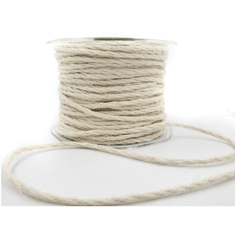 1/8 Inch Twisted Rope Cord Ribbon- Ivory