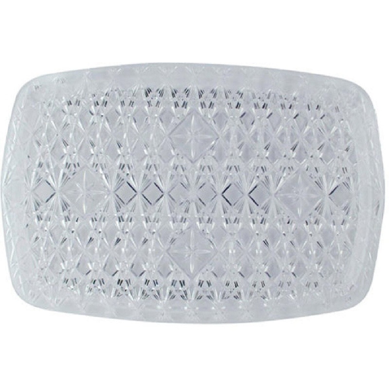 18 x 12 Rectangle Crystal Cut Tray