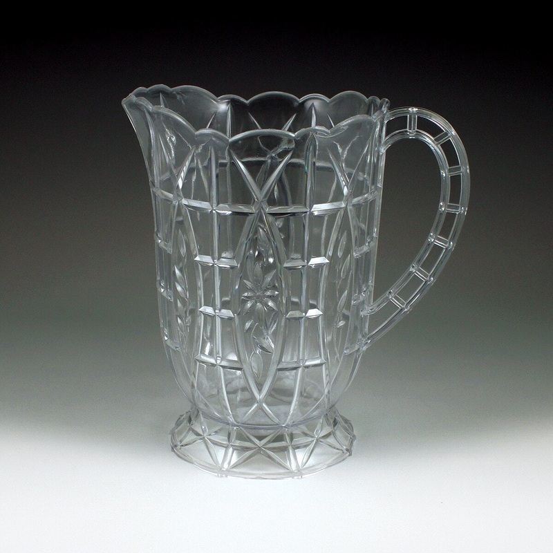 2 Qt Crystal Cut Pitcher