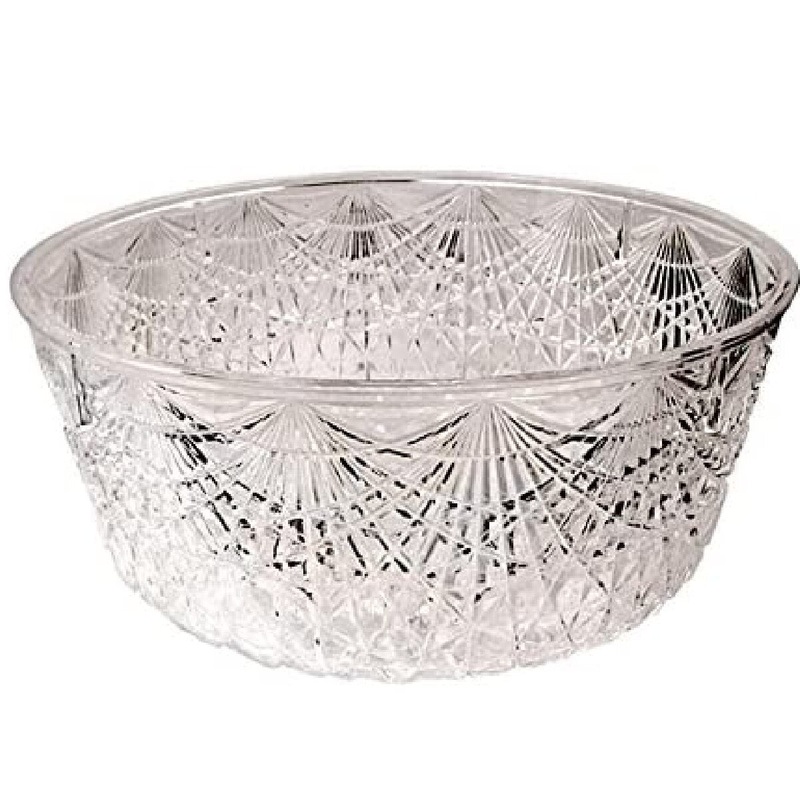 6Qt Crystal Cut Bowl