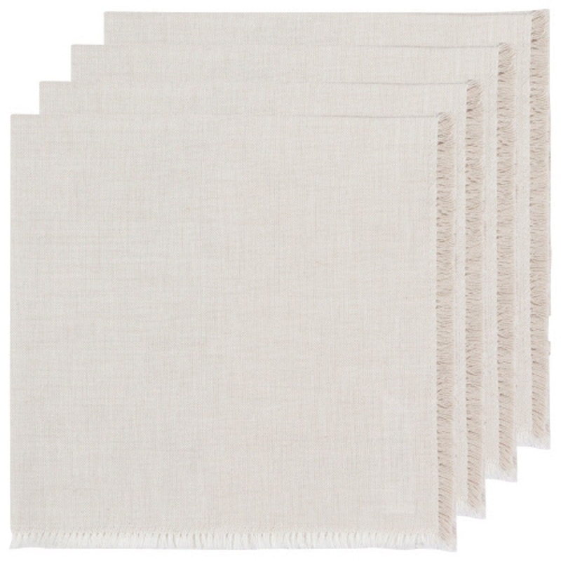 4-pc Heirloom Chambray  Napkins – Dove Gray