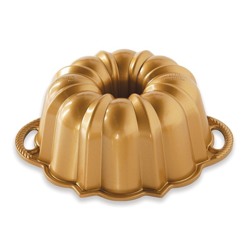 6 Cup Anniversary Bundt Pan – Gold