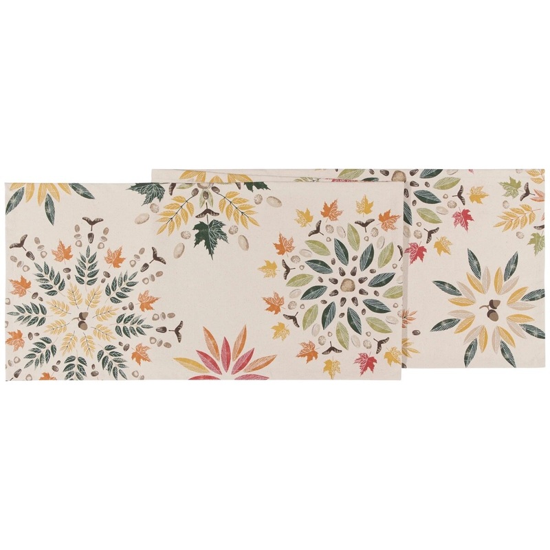 72 Fall Foliage Table Runner