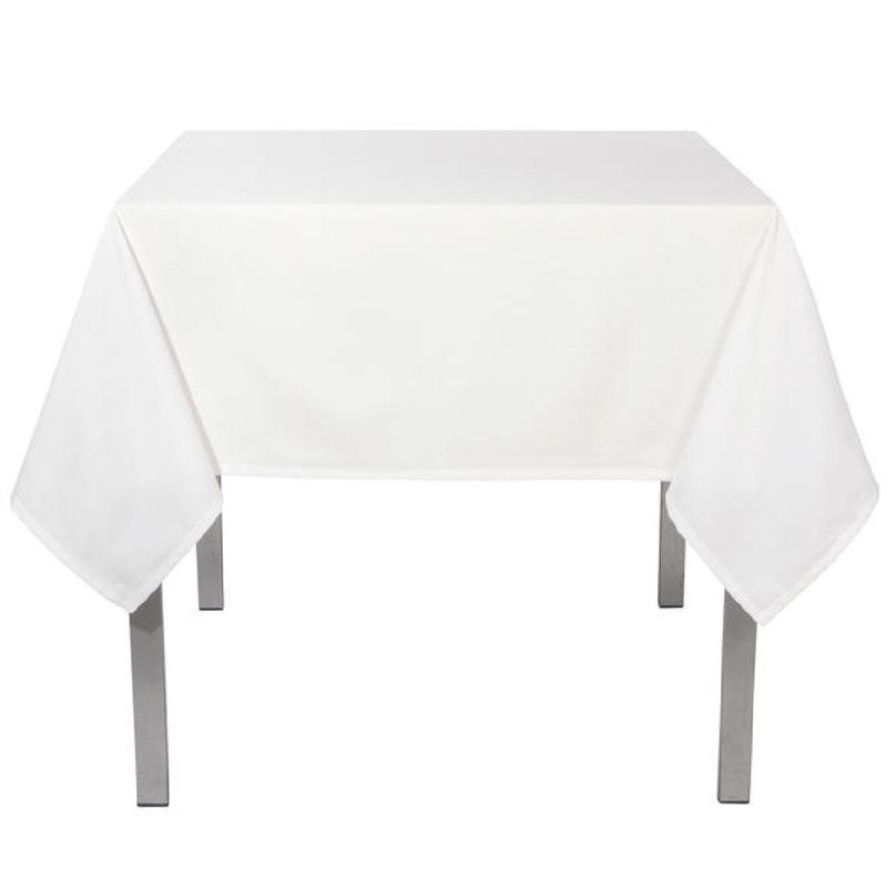 Solid White 60 X 120 Table Cloth