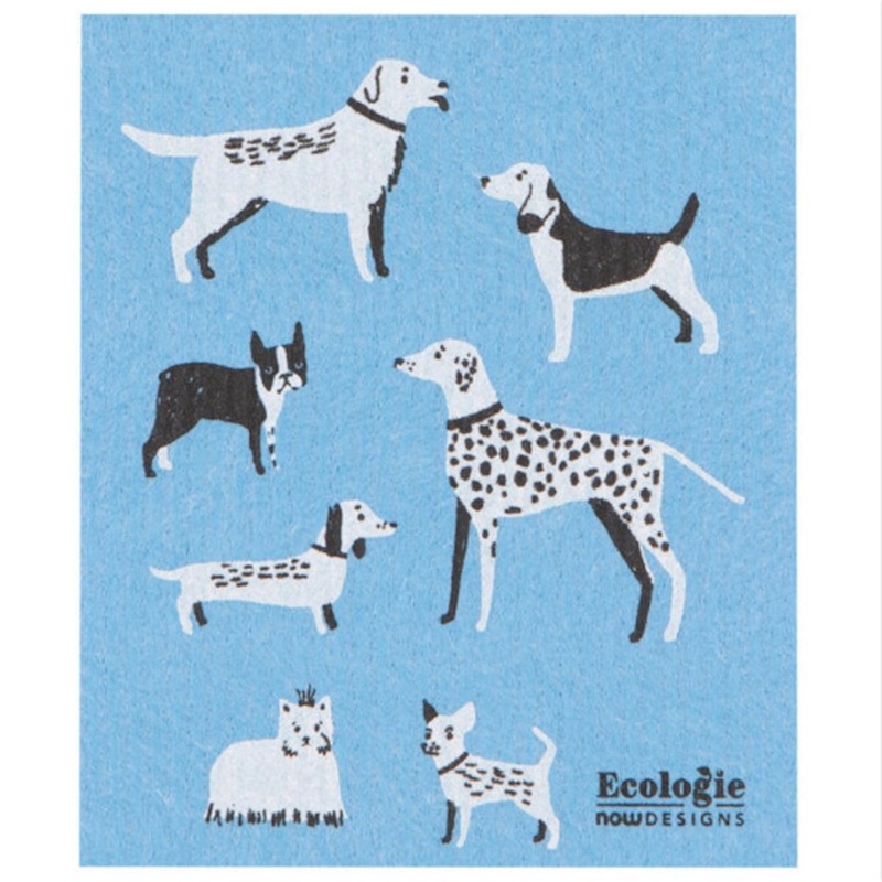 Swedish Dish Cloth- Dog Days- Blue