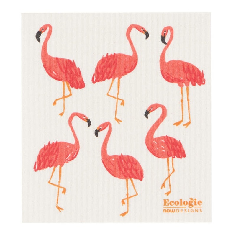 Swedish Dish Cloth- Flamingo