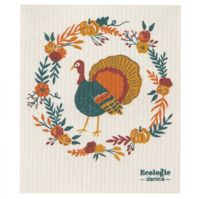 Swedish Dish Cloth – Harvest Turkey