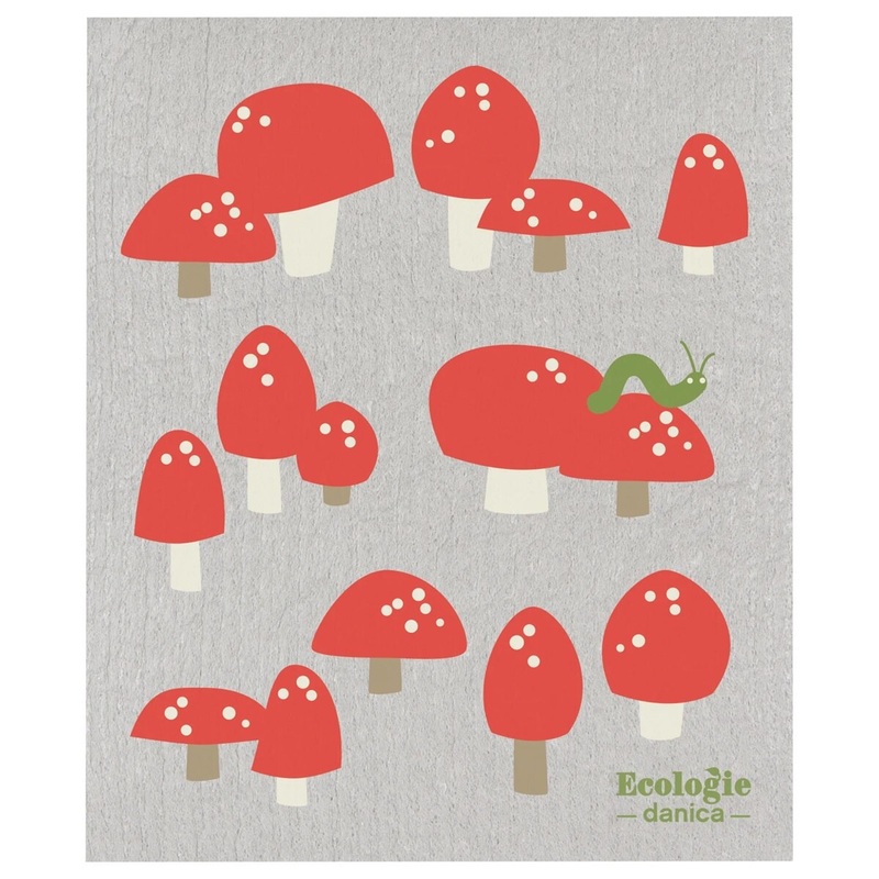 Swedish Dish Cloth – Totally Toadstools