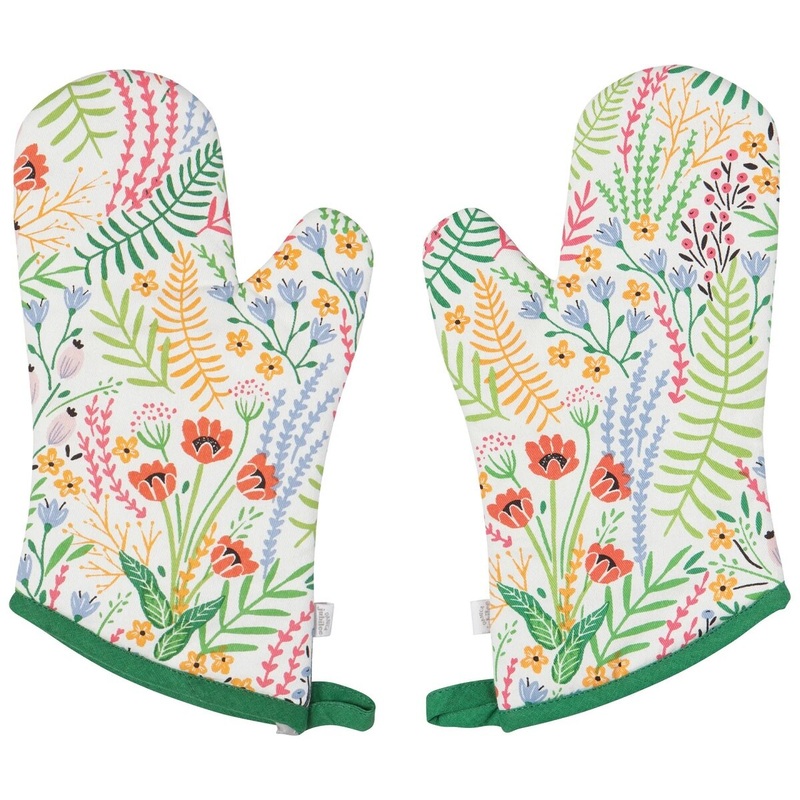 2/Set Bouquet Oven Mitts