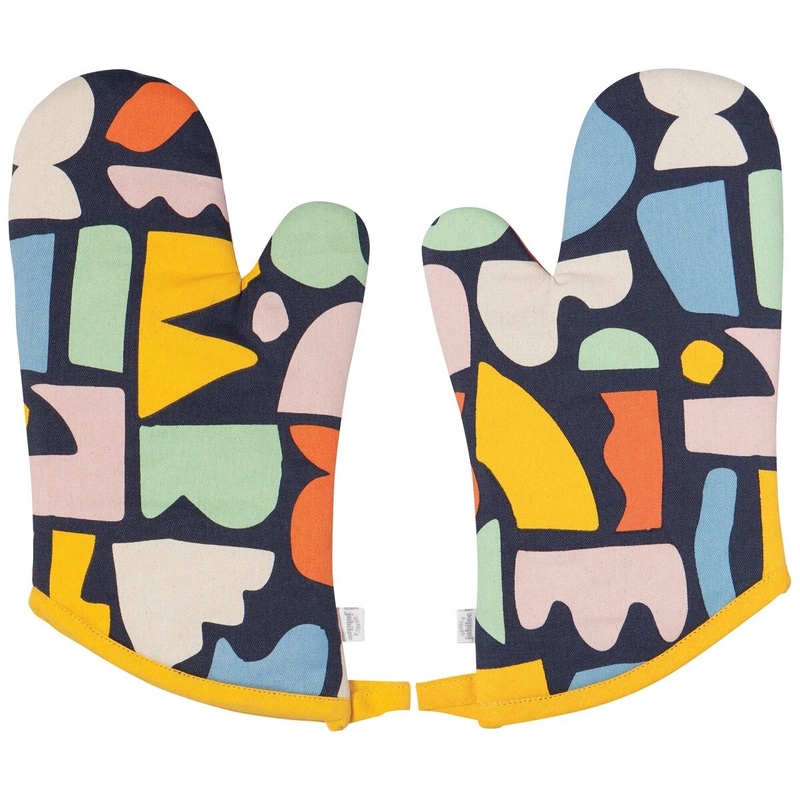 2/Set Doodle Oven Mitts