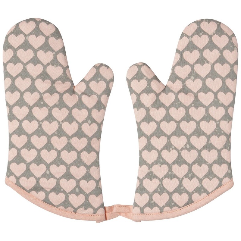 2/Set Heart Oven Mitts