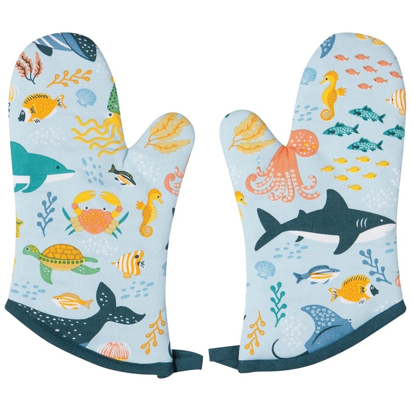 2/Set Under the Sea Oven Mitts