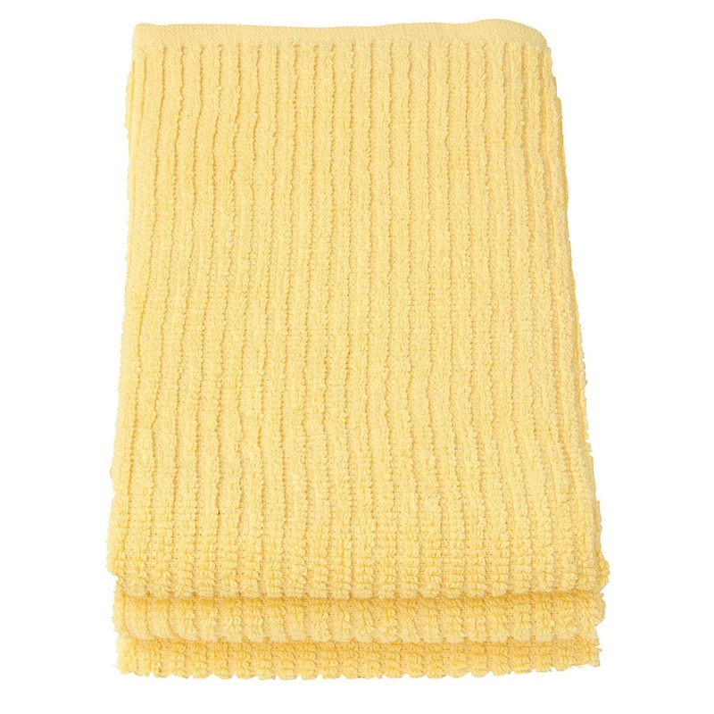 Barmop Towels – Lemon Yellow – Set of 3