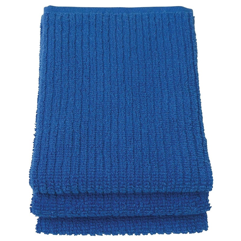 Barmop Towels – Royal Blue – Set of 3