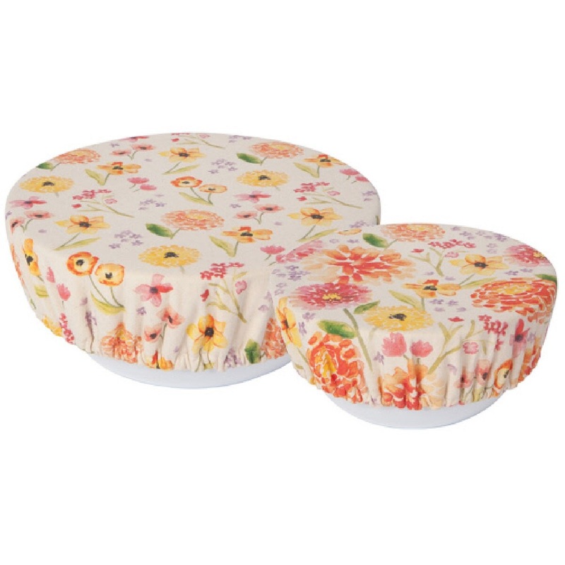 Bowl Cover – Cottage Floral – Set Of 2