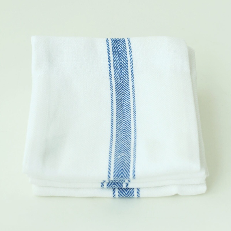 Delft Blue Brooklyn Stripe Tea Towels
