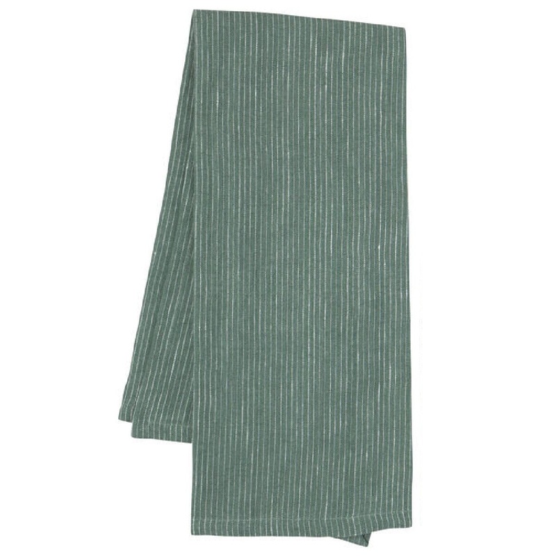 Heirloom Linen Dishtowel – Jade