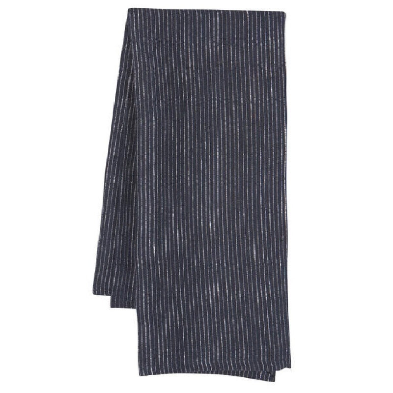 Heirloom Linen Dishtowel – Midnight