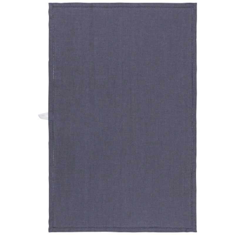 Hemstitch Charcoal Tea Towel (dis)