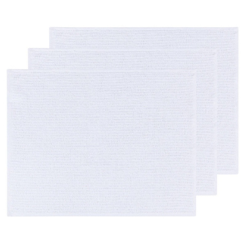 Large Barmop Towels – White – Set Of 3