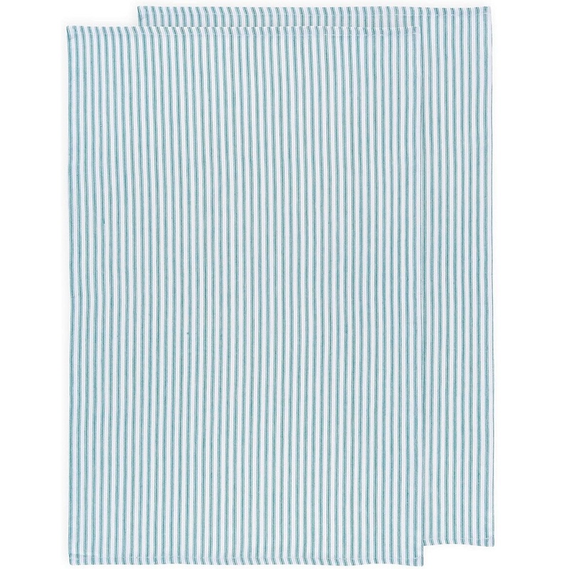 Peacock Glass Tea Towel- Set of 2