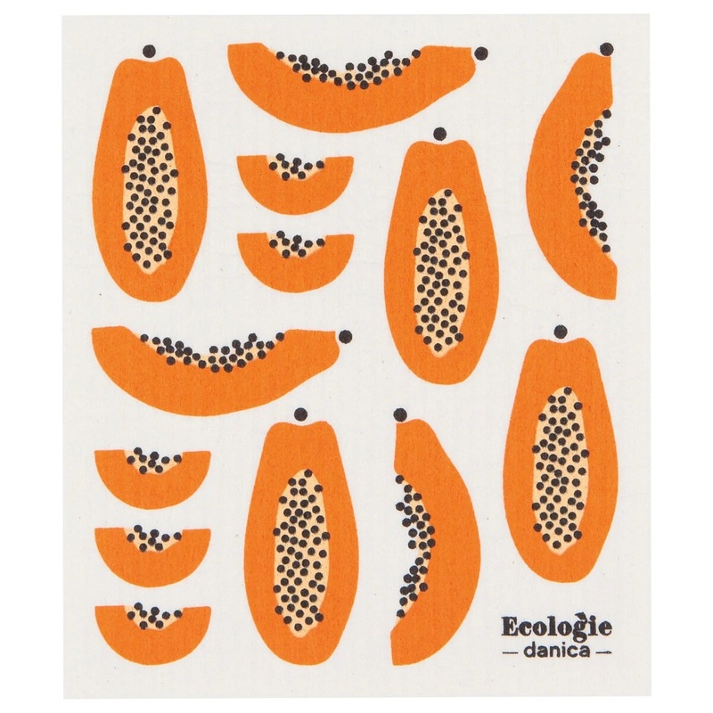 Swedish Dish Cloth- Papaya