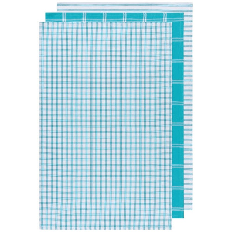 Tic Tac Toe Tea Towel Set- Bali Blue