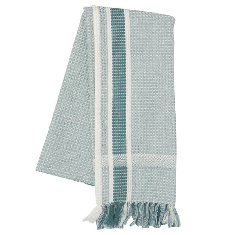 Waffle Tea Towel – Lagoon