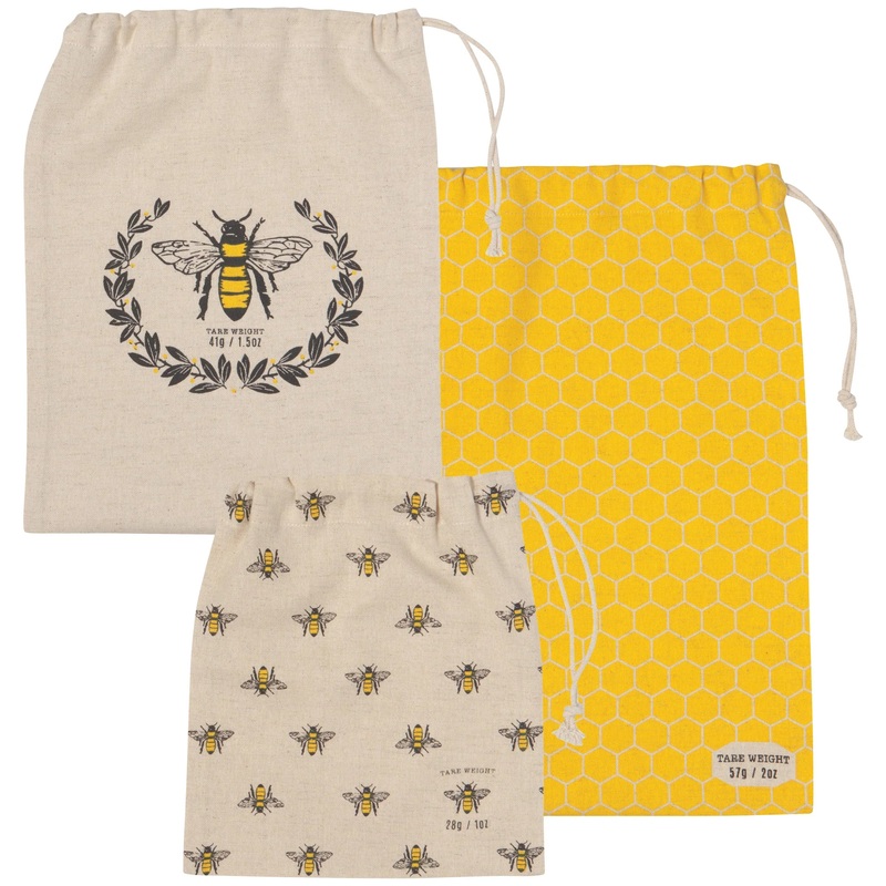 Busy Bee Produce Bags – Set of 3