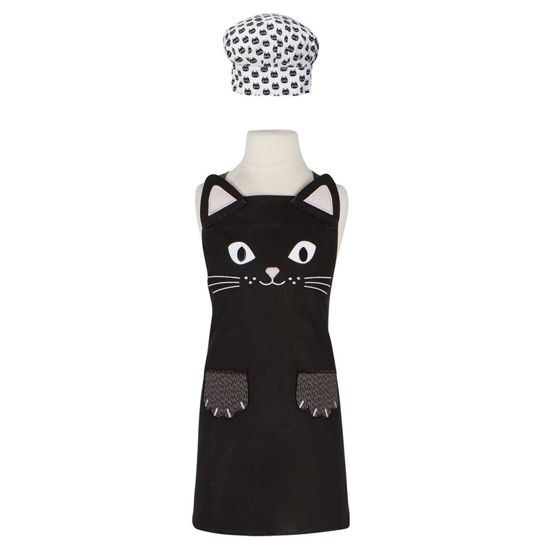 Cat Daydream Kids Apron Set