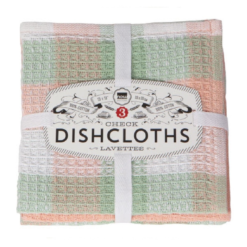 Dawn Checked Dish Cloths – Set Of 3