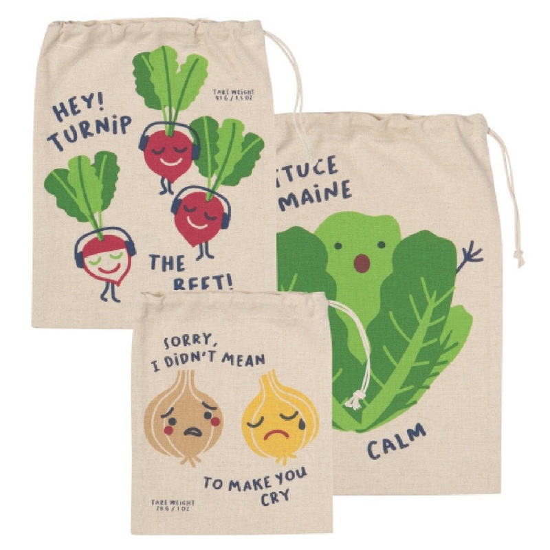 Funny Food Produce Bags – Set of 3 (dis)
