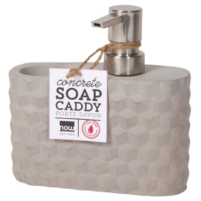 Gray Concrete Soap Caddy
