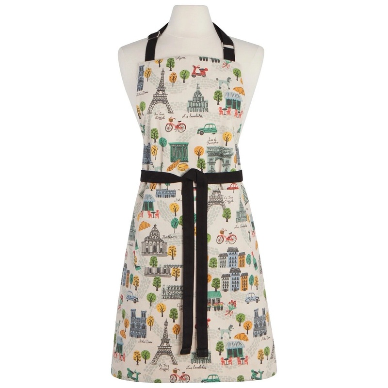 Meet Me In Paris Chef’s Cotton Kitchen Apron