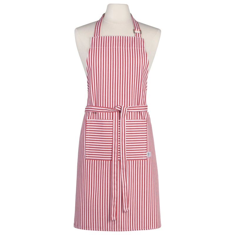 Narrow Stripe Chef’s Apron|Red|Royal Blue|Black