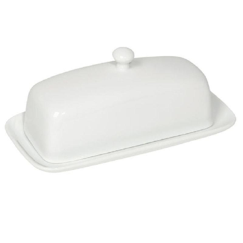 Rectangle Butter Dish|White|Red|Lemon|Eggshell|Navy