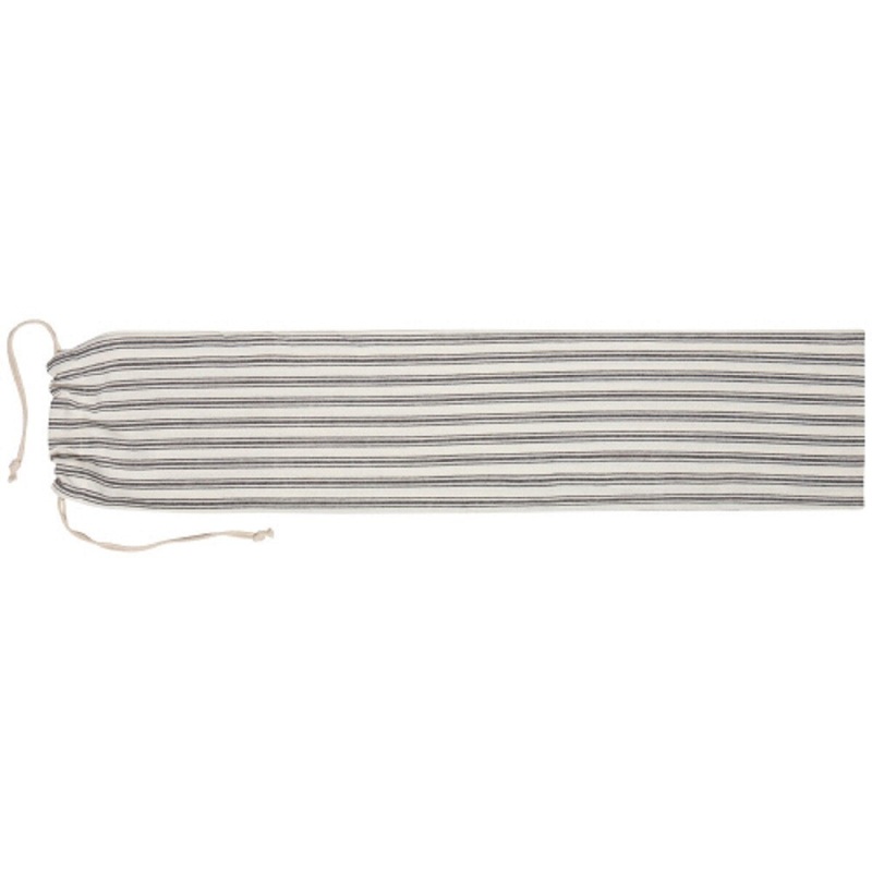 Ticking Stripe Baguette Bag
