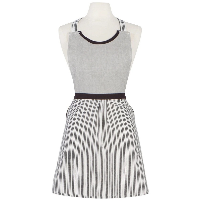 Ticking Stripe Petite Apron