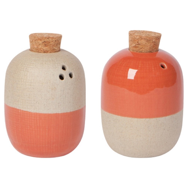 2-Pc Salt/Pepper Solar Clay Shaker