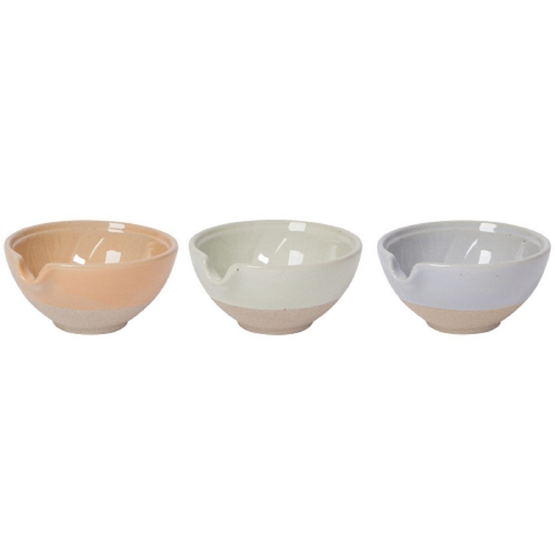 3-pc Mini Spout Bowls- Aster