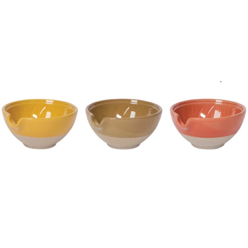 3-Pc Mini Spout Bowls- Solar