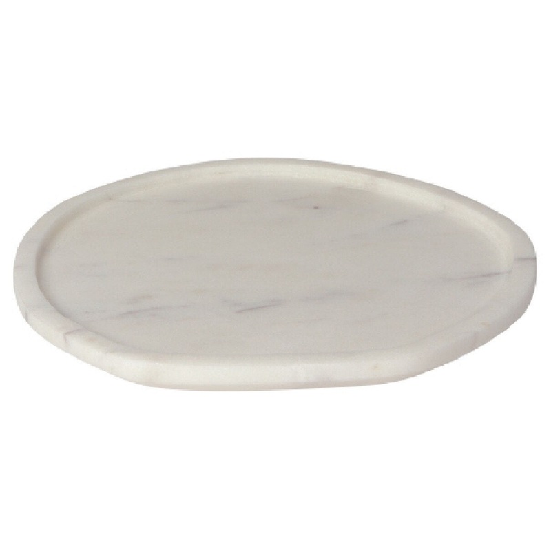 Atlas Marble Plate – White