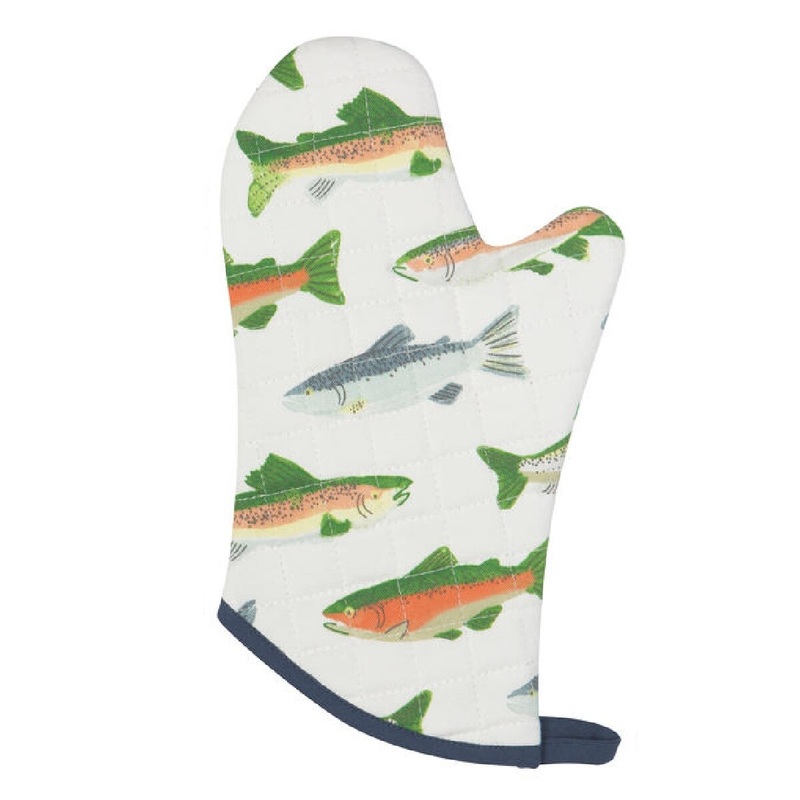 Gone Fishin’ Oven Mitt