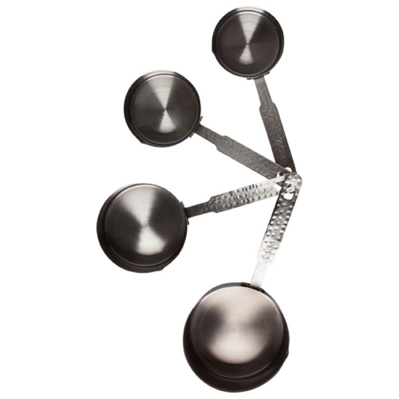 Hammer Gun Metal Measuring Cup- Set of 4