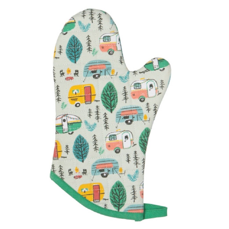 Happy Camper Oven Mitt
