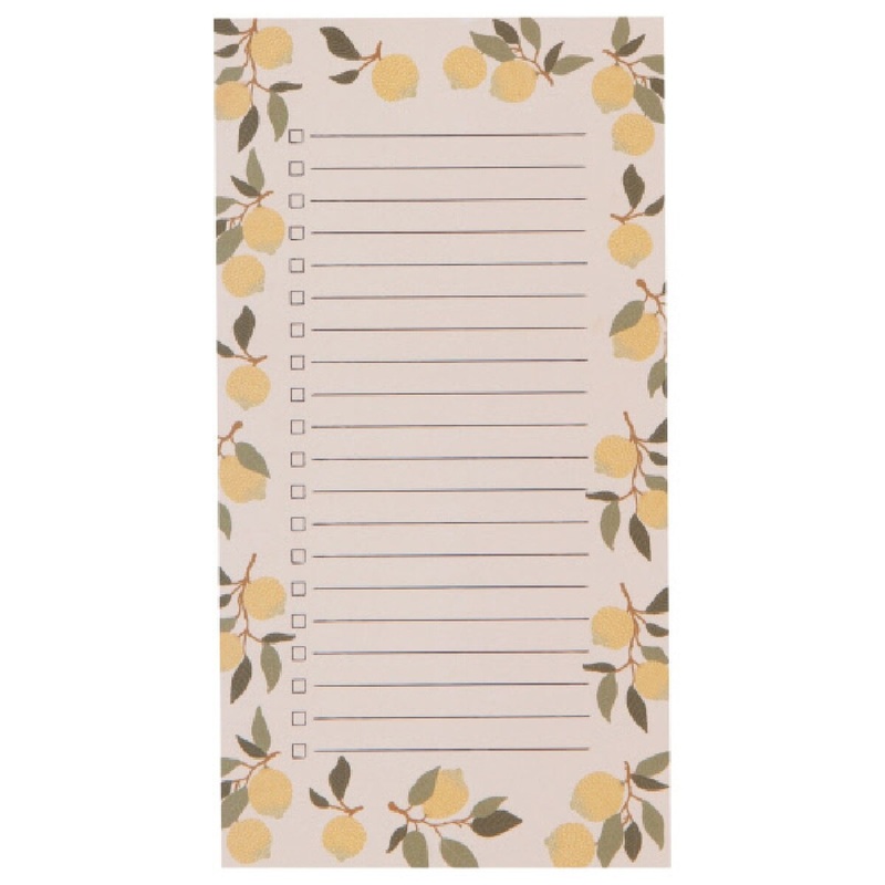 Lemons List It Notepad